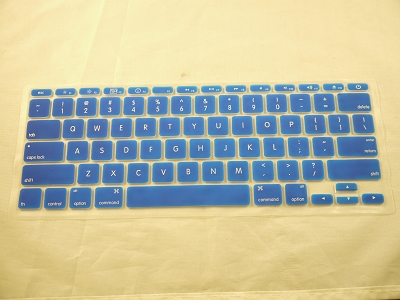 Keyboard Cover Skin 0.1mm M&S Crystal Guard for Apple MacBook Air 11" A1370 2010 2011 Blue