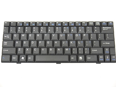 NEW MSI Wind U90 U100 U110 U120 10" Black US Keyboard DOK-6108A 26 Pins US-0728