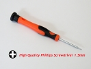 Screw Drivers - New Phillips Cross 1.5mm Screwdriver for PC Laptops MacBook Pro iPhone iPad Repairs