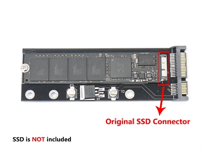 NEW SSD Card to SATA Adapter Enclosure for Macbook Air 11" 13" A1370 A1369 2010 2011 SSD