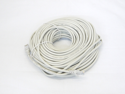 100 FT 30m ETA/TIA CAT5e CAT5 RJ45 Ethernet LAN Network Patch Cable Grey Snagless Male