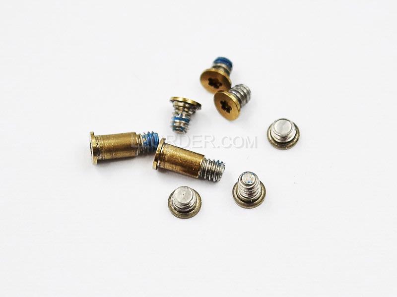 New Gold Bottom Case Cover Screw Screws Set 8PCs for Apple MacBook 12" Retina A1534 2015 2016