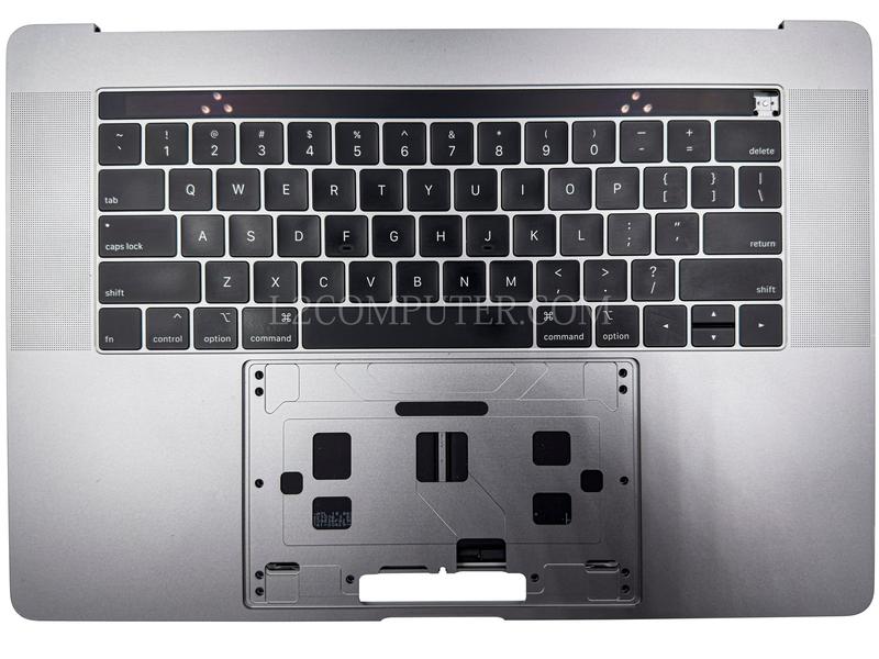 Grade A Space Gray US Keyboard Top Case Palm Rest with Battery A1953 Touch Bar for Apple Macbook Pro 15" A1990 2018 2019 Retina 