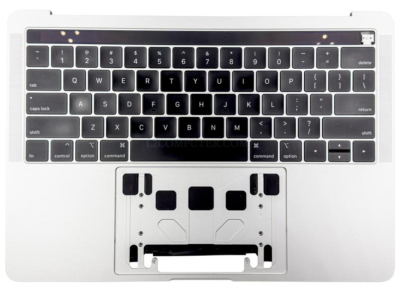 Grade A Silver US Keyboard Top Case Palm Rest with Battery A2171 Touch Bar for Apple Macbook Pro 13" A2159 2019 Retina 