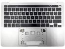 KB Topcase - Grade B Silver US Keyboard Top Case Palm Rest with Touch Bar for Apple Macbook Pro 13" A2251 2020