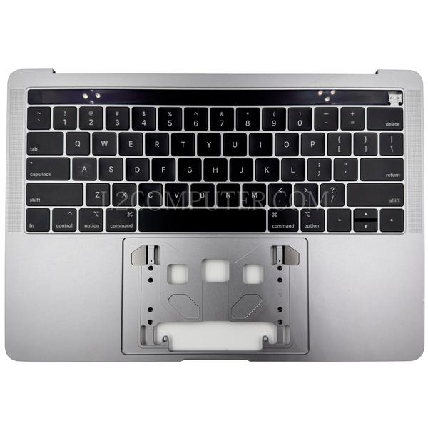 Grade B Space Gray US Keyboard Top Case Palm Rest with Touch Bar for Apple Macbook Pro 13" A1989 2018 2019 Retina 