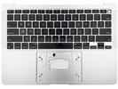 KB Topcase - Grade B Silver US Keyboard Topcase Palm Rest for Apple Macbook Air 13" A2337 2020