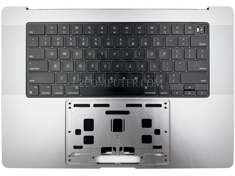 Grade A Space Gray US Keyboard Top Case Palm Rest with Battery A2527 for Apple Macbook Pro 16" A2485 2021