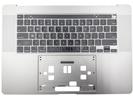 KB Topcase - Grade A Silver US Keyboard Top Case Palm Rest with Touch Bar for Apple Macbook Pro 16" A2141 2019 Retina 