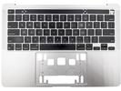 KB Topcase - Grade A Silver US Keyboard Top Case Palm Rest with Touch Bar for Apple Macbook Pro 13" A2338 M1 2020