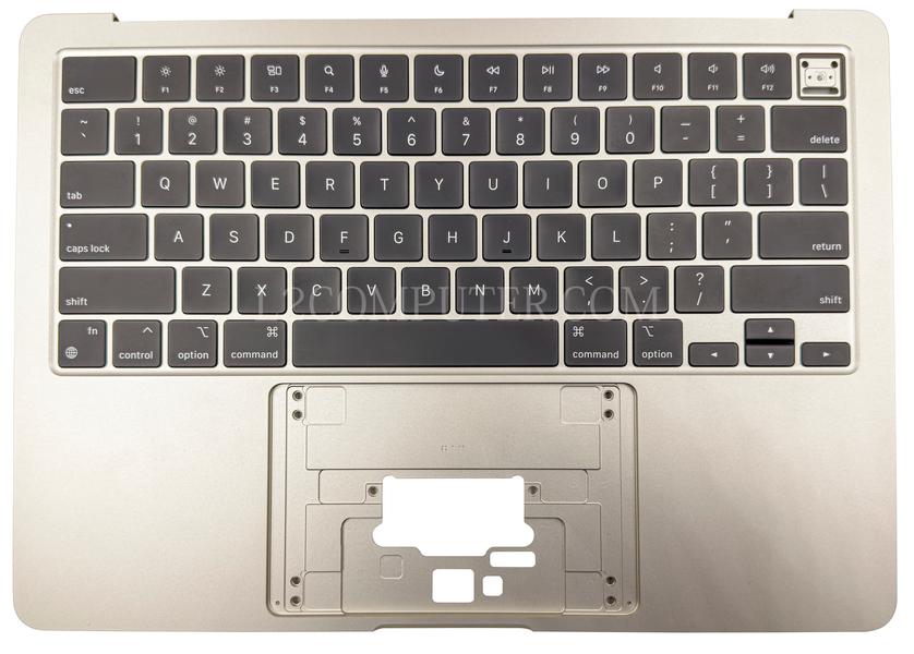 Grade A Starlight US Keyboard Top Case Palm Rest for Apple Macbook Air 13" A2681 2022