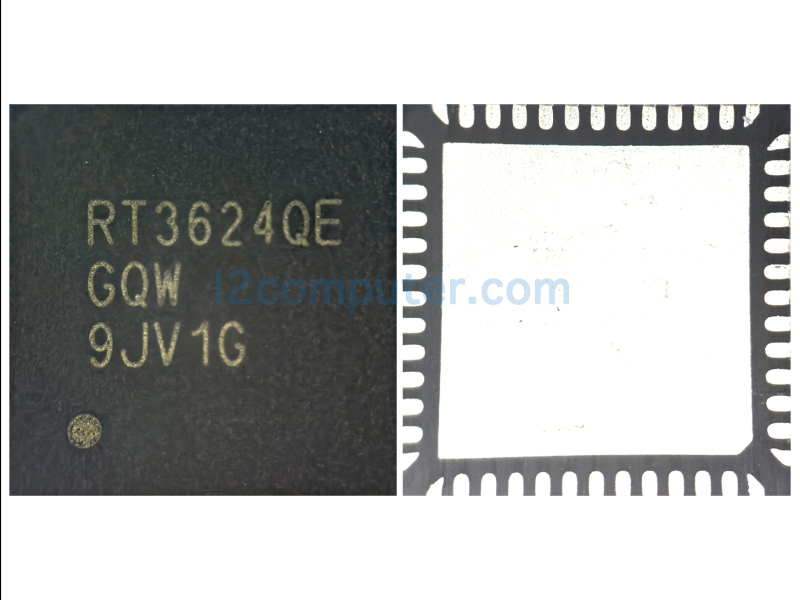 RT3624QEGQW RT3624QE GQW QFN52 QFN 52Pin Power IC Chip Chipset